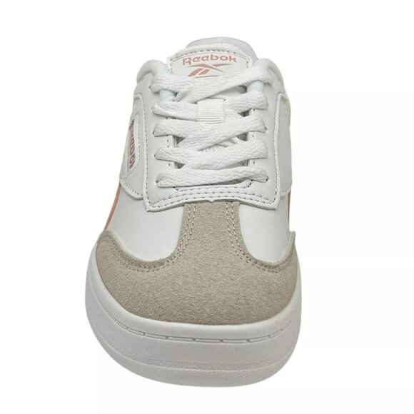 Reebok Forte Lounger Youth Girls Casual Sneaker Size 1 White/Pink Lace up Shoes - Picture 6 of 13